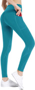 High Waisted Tummy Control Leggings-Yoga-Pants with Pockets Leggings for Women Workout Squat Proof Tights